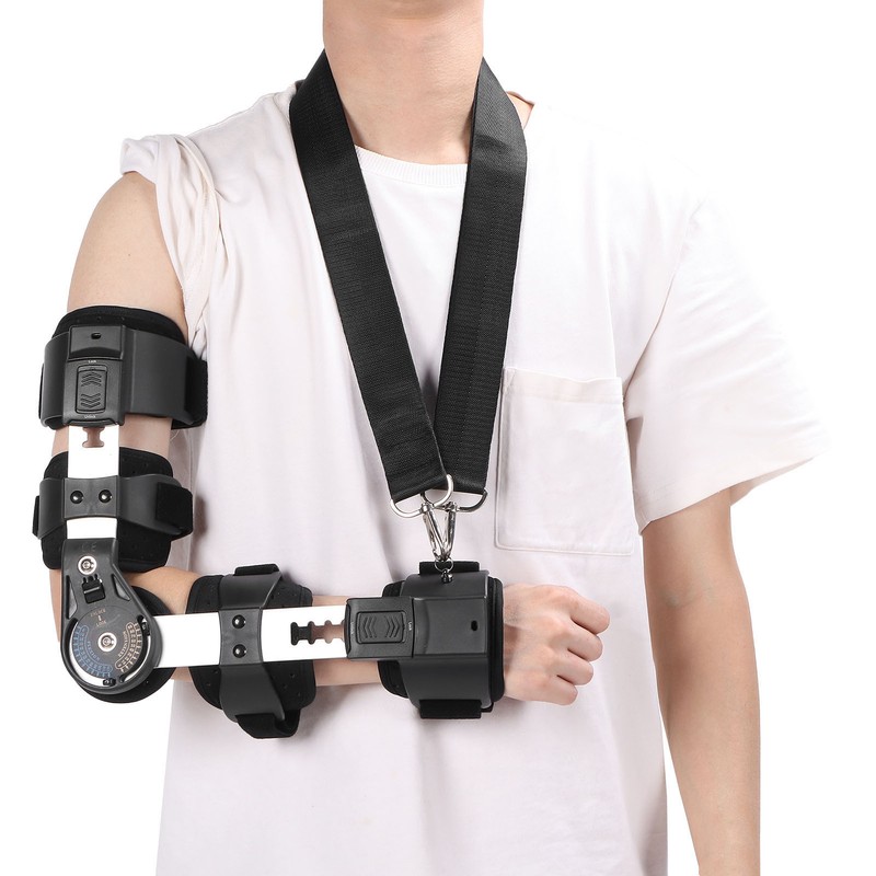 Elbow Support Brace Adjustable Arm Injury Recovery Elbow Brace Stabilizer