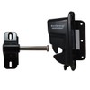 Weatherables Keystone Black Zinc Diecast Metal 1-Sided Key-Lockable Gate Latch