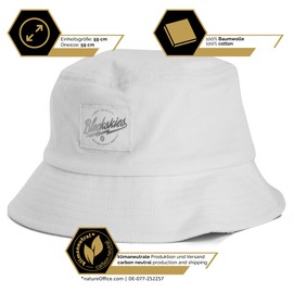 Blackskies® Bucket Hat | Women's Men's Sun Hat | Fishing Hat with Floral Pattern Great Summer Hat for Holiday Cap - Baseball Cap Men Women Unisex Streetwear Outdoor Leisure, Snow Flake