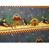 Debbie Mumm Skiing Penguins Flannel Fabric ½ yard Mumms the