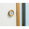 Shinwa Sokutei 72669 Thermometer/Hygrometer, U-3, Round, 2.6 inches (6.5 cm)