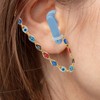 DELORIGIN 2 Pairs of Anti-Loss Earring Bands for Airpods Brass