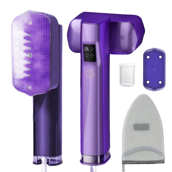 Portable Steamer for Clothes with Handheld Ironing Board, Travel Handheld