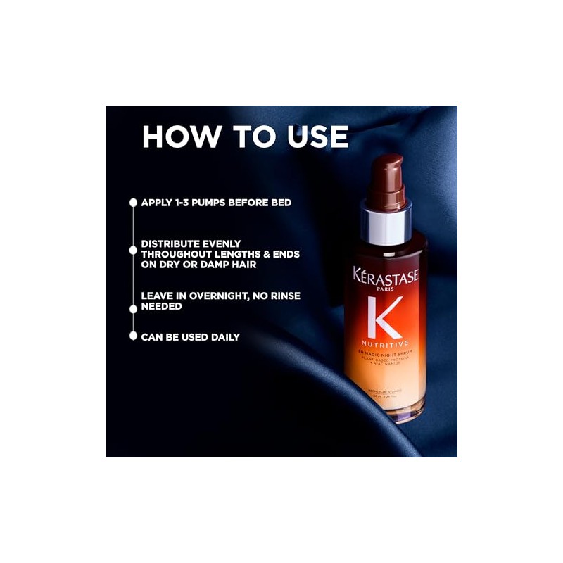 Kérastase 8H Magic Night Sérum Capilar Nocturno, Tratamiento de Nutrición