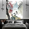 Bcsewcg Japanese Tapestry, Cherry Blossom Tapestry, Asian Anime Wall Tapestry,