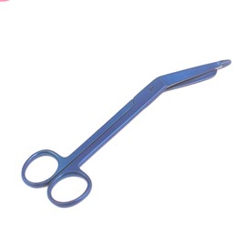 OdontoMed2011® Lister Bandage Scissors 7.25" Full Blue Color Stainless Steel 7 1/4" Bandage Shears