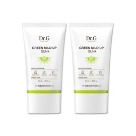 Dr.G Green Mild Up Sun Plus Inorganic Sun Cream 50ml x 2 / 닥터지 그린 마일드 업 선플러스 무기자차 선크림 50ml x 2개