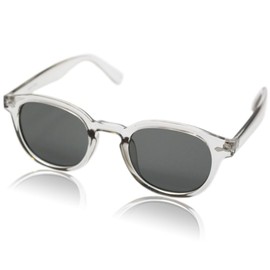 Eight Tokyo IRUV1000-1102 Wellington, Boston, Sunglasses, Blue Light Reduction, UV Protection, Planning by Sabae Manufacturers, clear grey/smoke