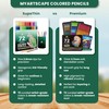 MyArtscape Colored Pencils 72 with foldable holder