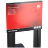 5 Star Office Book Ends Metal Heavy-duty 178mm Black (Pack