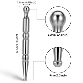 Ymapinc Acupressure Pen Trigger Point Massage Tool, Stainless Steel Acupuncture Fascia Tool for Face Legs Arms Shoulder Neck Back Massage, Athletes Body Muscle Pressure Release