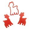 PME CH24CCC098 Christmas Cookie Cutters & Stamps, Santa's Workshop (Set