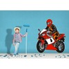 Concept 234 Red Café Motorcycle Road Racer Wall Art Decal