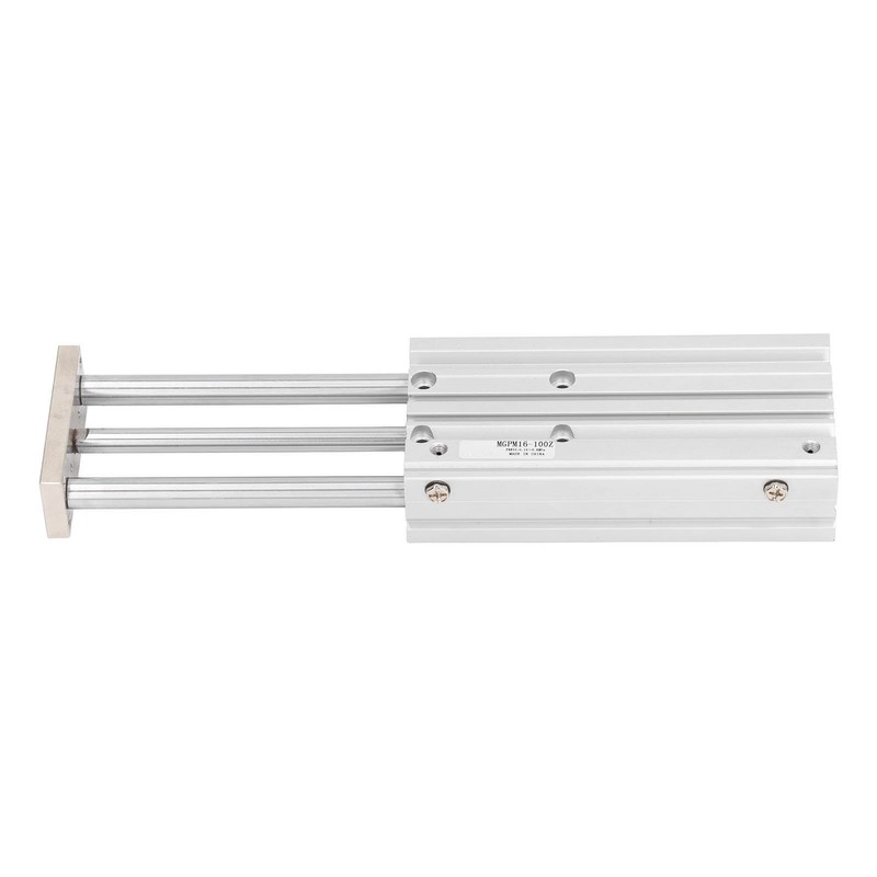 3 Stem Pneumatic Cylinder Aluminum Alloy Double Acting Air Cylinder
