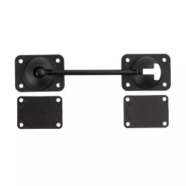 NA Toughgrade T-Style Hook and Keeper Door Holder for RV/Trailer | 10" Hook | Black