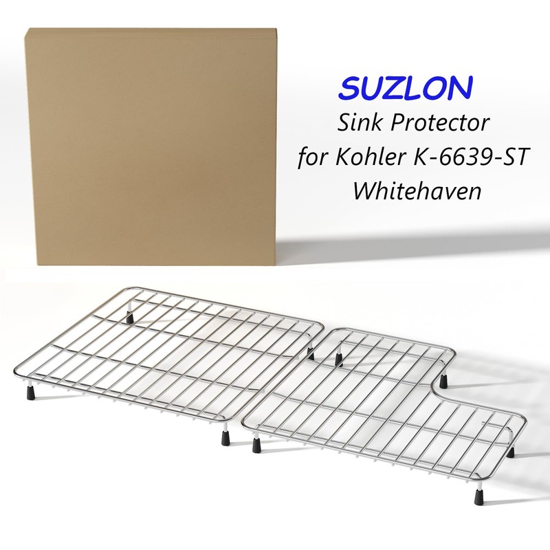 Sink Protector for Kohler K-6639-ST Whitehaven, Stainless Steel Sink Rack