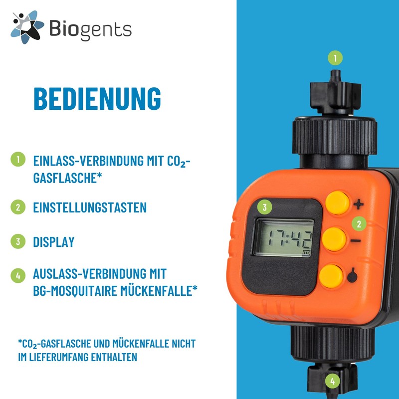 Biogents BG CO2 Timer to Reduce CO2 Consumption for Biogents
