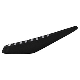 Enjoy Mfg Seat Cover - Compatible Fit for ZOOZ UU750 UU1100 UF1200 E-Bike Black w/Ribs #391 (All Black/Silver Ribs)