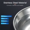 8pcs Stainless Steel Plates and Bowls Set Camping Dinner Dish
