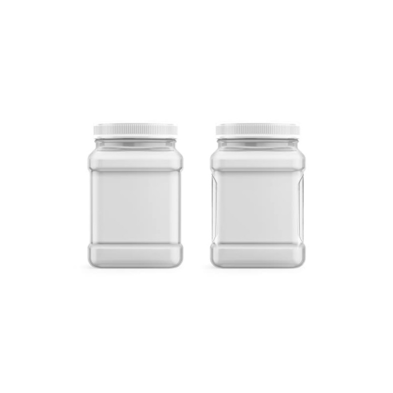 Mountain West Company 48 fl oz Square Clear Jar with