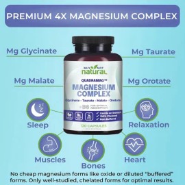 Complejo Magnesio Why Not Natural 120 Cápsulas Veganas