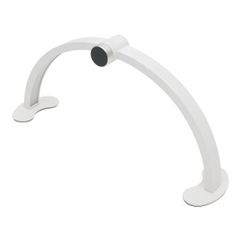 CNCEST Half-Moon Nail Desk Lamp,3600 Lumen 5 Languages LED Light for Nails,3000K‑6000K Brightness Adjustable,Professional LED Manicure Desk Lamp Tattoo Light,Stepless Dimming (Small,White)