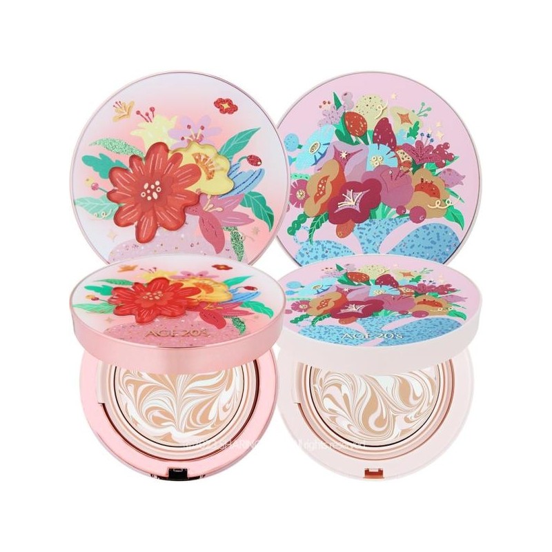 AGE20s Essence Cover Pact Flora (14g) / AGE20s 에이지투웨니스 에센스