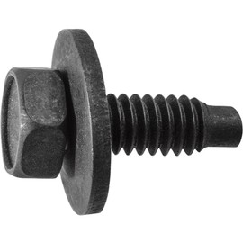 Auveco # 24177 Hex Head Sems Body Bolt W/Dog Point 1/4-20 X 3/4" Black 57472-S2. Qty 50.