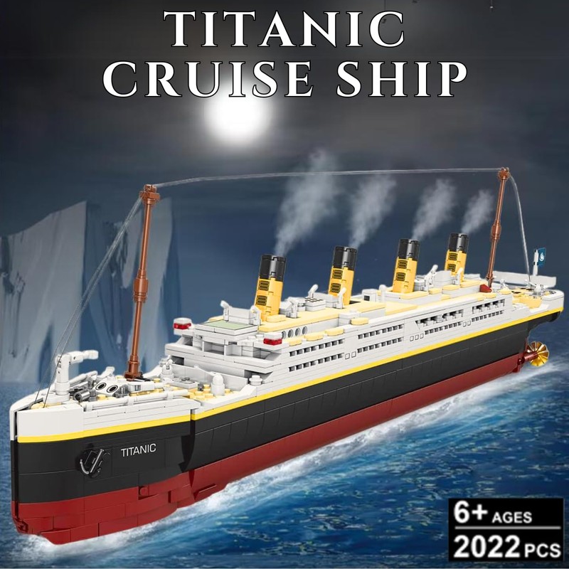 Liberty Imports Titanic Model Building Blocks Set, 2022 Pieces Bricks