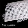 Plastic Needlepoint Canvas White Plastic Mesh Sheets,4 Sheets Plastic Canvas
