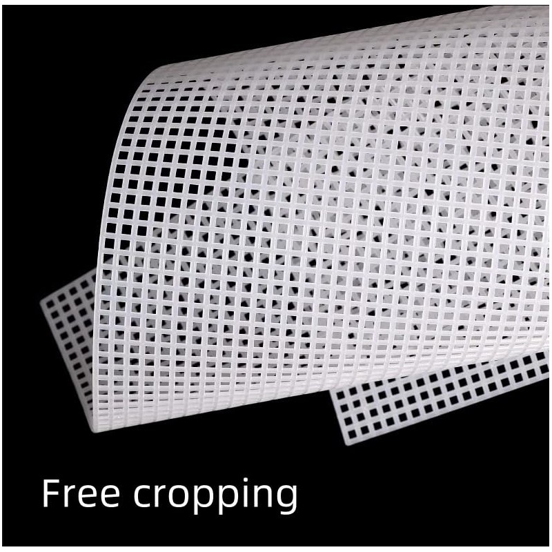 Plastic Needlepoint Canvas White Plastic Mesh Sheets,4 Sheets Plastic Canvas