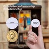 YANZEO 20 Pcs NTAG215 Chip NFC Round Cards NFC 215