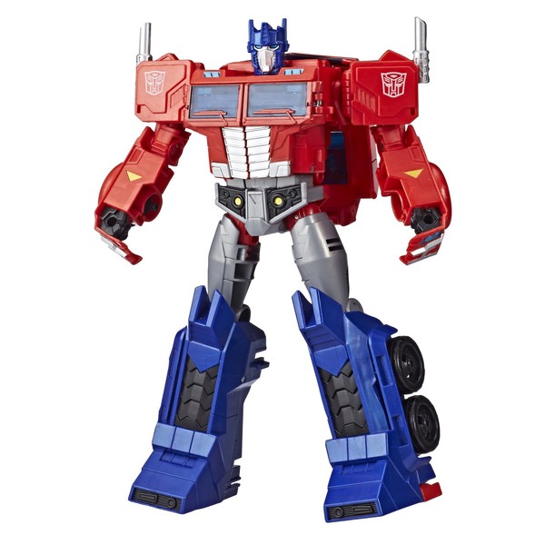 Transformers Toys Optimus Prime Cyberverse Ultimate Class Action Figure - Repeatable Matrix Mega Shot Action Attack Move - Toys for Kids 6 & Up, 11.5"