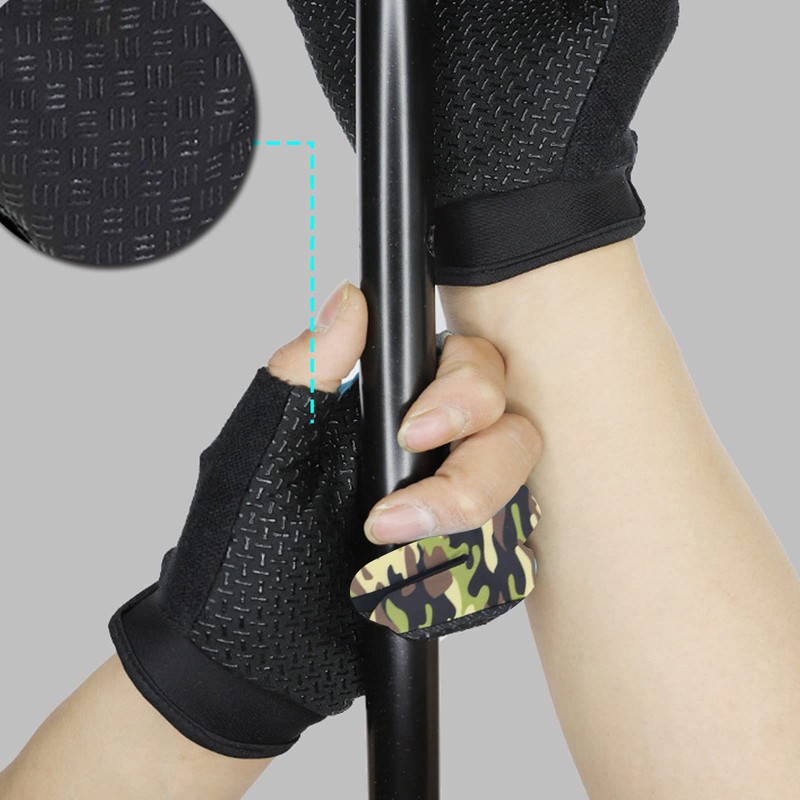 Fishing Gloves, 3-piece Sunscreen Gloves, Breathable, Commuting, Bicycle, Cycle Gloves,