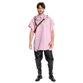 Heodols Cal Kestis Costume Adult Men Cal Cosplay Outfit Hooded Cloak Straps Suits