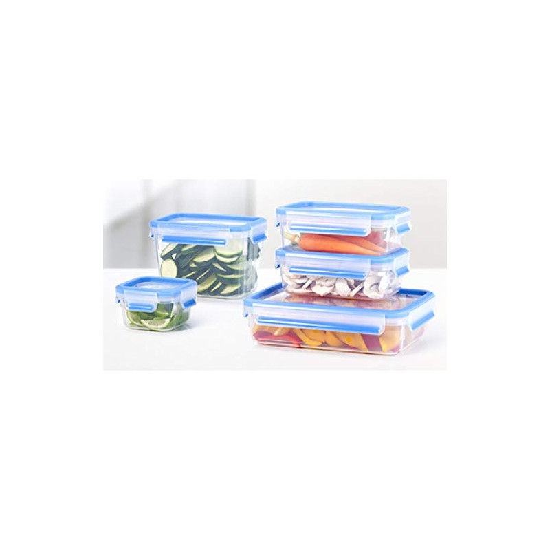 Emsa 508568 Clip & Close 5-piece set of food storage