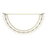 OctoRose Metal Wall Teester Bed Crown Canopy - Antique Style