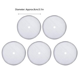 Pack of 5 Stainless Steel French Press Replacement Filter Strainer Coffee Filter for 600 ml French Press Coffee Pot Mesh Filter Accessories