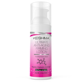 Face & Neck Firming Cream - Lotion Tightens Loose and Sagging Skin - Smooths Wrinkles and Fine Lines - 2 Oz.