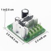 Hailege 6V-90V 15A DC Motor Speed Control 16KHZ PWM Controller