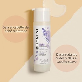 The Honest Company Champú, gel de baño, acondicionador, lavanda calmante, 20 onzas líquidas