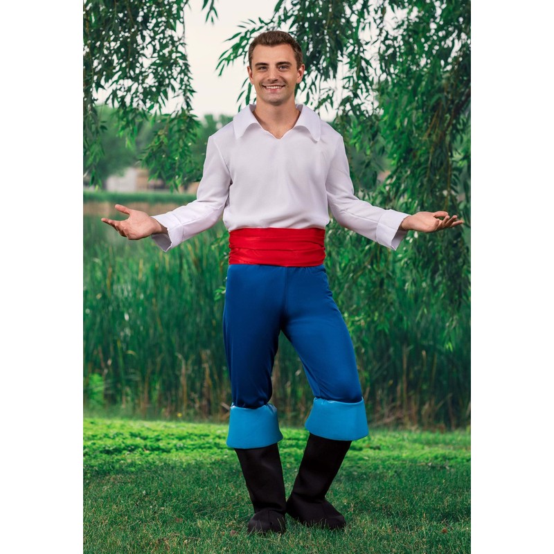 Plus Size Little Mermaid Prince Eric Deluxe Men's Costume 3X,
