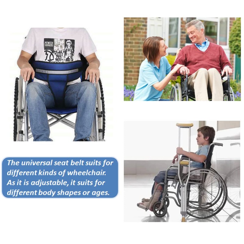 WEEOATAR Wheelchair Safety Belt,T-Shape Chair Waist Lap Strap Prevent Tilting