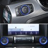 Dash Knobs Trim Ring Compatible with 2015-2021 Ford Mustang Volume