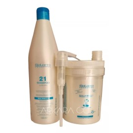 Salerm Kit Salerm 21 1kg + Shampoo 1lt + Tapa Dosificadora