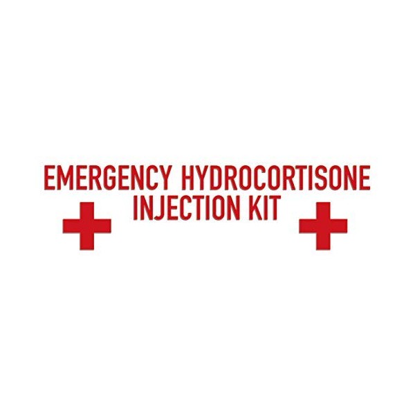 JasonCarlMorgan JCM Graphics Emergency Hydrocortisone Injection Kit 85mm Sticker, Dark
