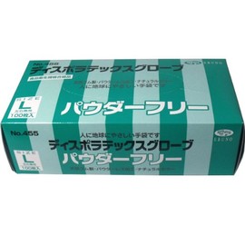 EVNO Latex Gloves, Powder Free, Large, 100 Count