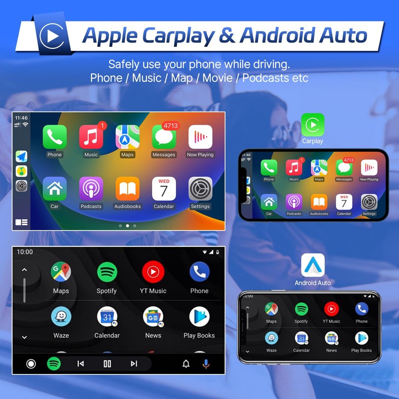 Android Radio for Honda Odyssey 2005-2010 Stereo Wireless Carplay &