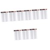 minkissy 9 Sheets Transfer stickers eyebrow stencil stickers tattoo stickers