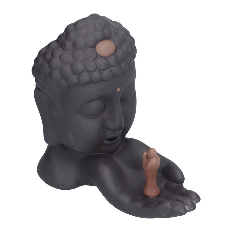 Backflow Incense Burner Ornament Innovative Buddha Incense Holder Artware Meditation